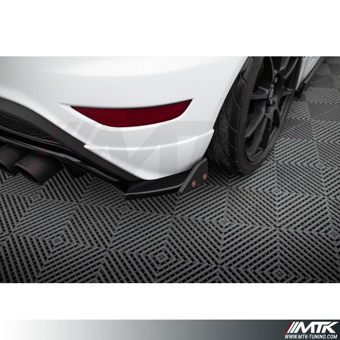 Lames latérales arrière Maxton V3 + Flaps  Ford Fiesta ST Mk7 Phase 2 2013-2017